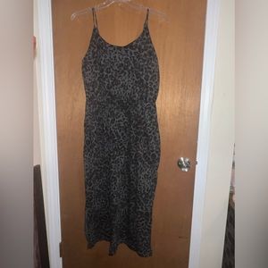 NWT Old Navy Leopard Maxi Dress - Size L